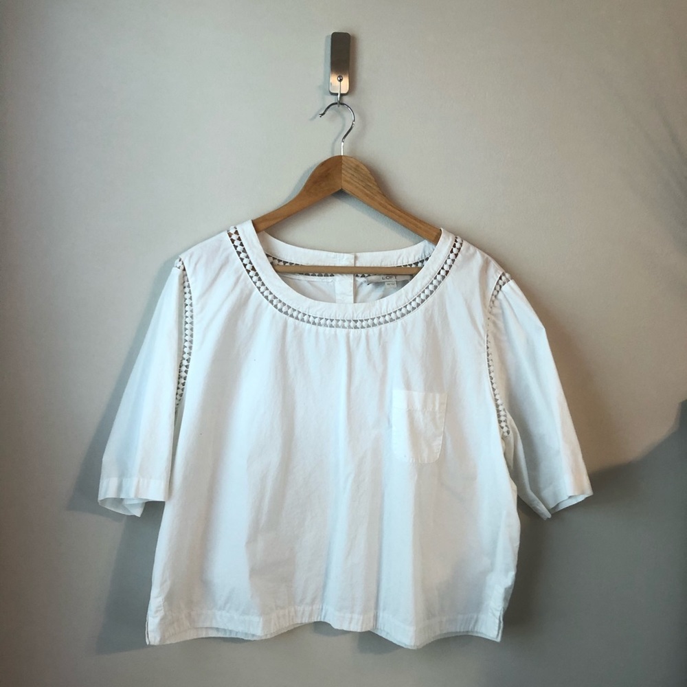 LOFT WHITE SHIRT